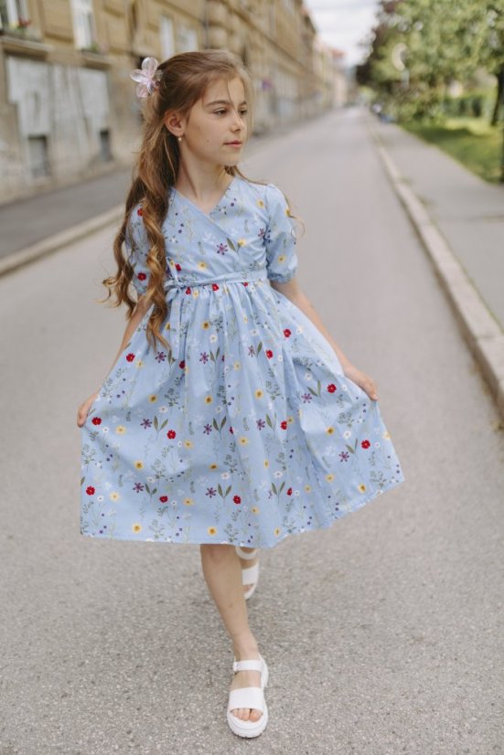 Detské zavinovacie šaty - rôzne farby a vzory