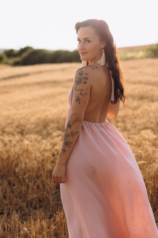 Mušelínové šaty Aria - rôzne farby a vzory