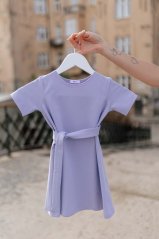 Dievčenské šaty "Luna" basic - Lila