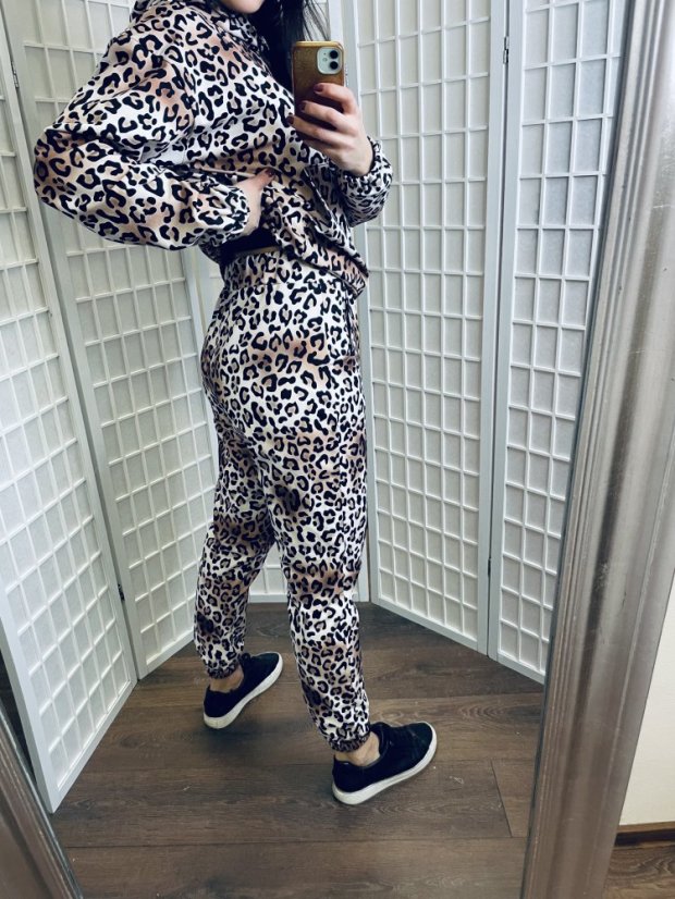 Dámska tepláková súprava - leopard