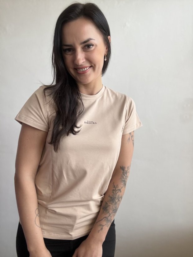 Bavlnené oversize tričko - minimalistické nápisy - rôzne farby