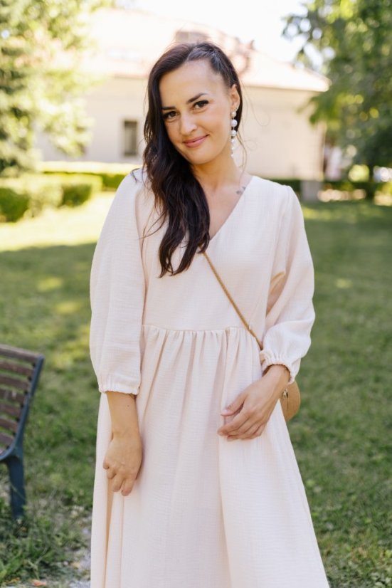 Šaty "Boho Breeze" - marhuľka