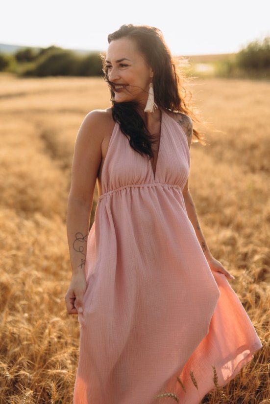 Mušelínové šaty Aria - rôzne farby a vzory