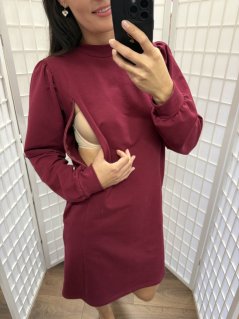 Rolákové šaty na dojčenie - rôzne farby