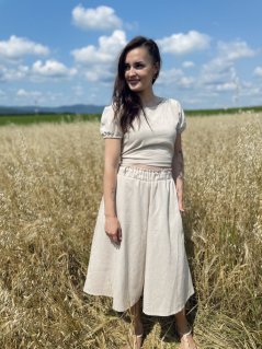 Ľanový 3/4 zavinovací set - rôzne farby