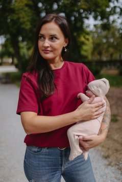 Bavlnené hrubšie tričko - rôzne farby