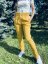 Dámske ľanové nohavice s vysokým pásom – mango - Veľkosť: UNI 1 (XS - M)