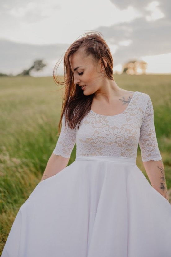 Svadobné šaty – Amalia - Veľkosť S