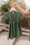 Dievčenské šaty "Luna" basic - Army green