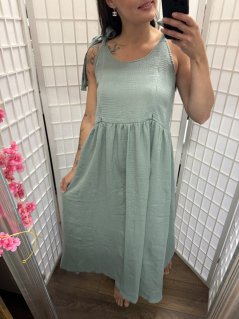 Šaty "Aura" - basic - dark mint