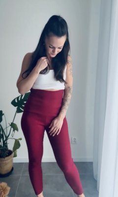 Legíny z rebrovaného úpletu – rôzne farby