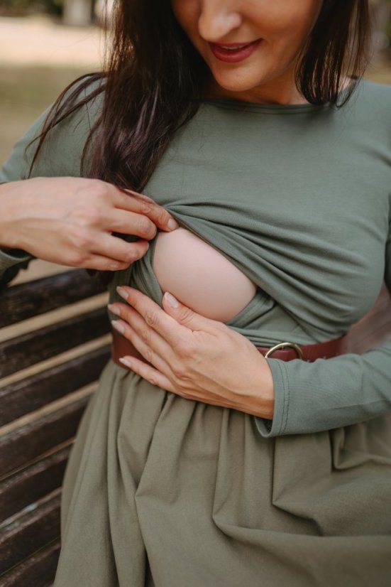 Šaty „Amélia“ – khaki