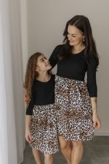 Šaty „Bohémia“ - MAMA a DCÉRA – leopard
