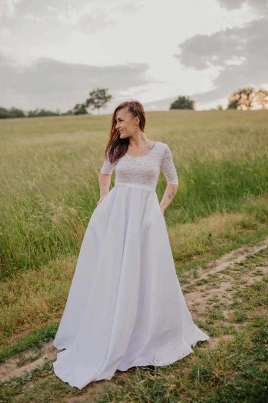 Svadobné šaty – Amalia - Veľkosť S