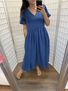 Šaty "Boho Breeze" - Royal blue