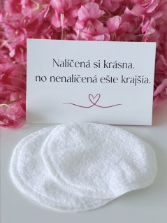 Bavlnené kozmetické tampóny - 2 ks