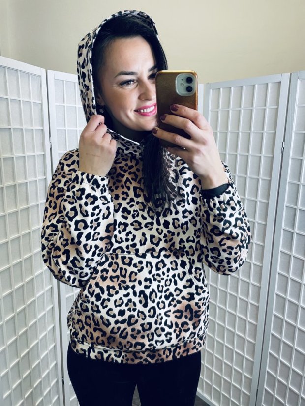 Dámska tepláková súprava - leopard