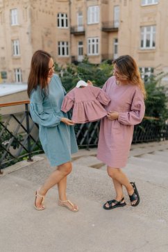 Šaty "Maison Linen" - MAMA A DCÉRA – rôzne farby
