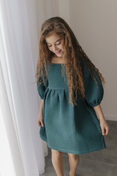 Dievčenské šaty "Maison Waffle" - rôzne farby
