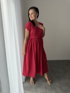 Maxi BOHO mušelínové šaty - rôzne farby a vzory