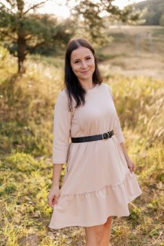 Šaty na dojčenie "Luna" belle– Beige