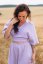 Mušelínový kimono top Elia comfy - lila