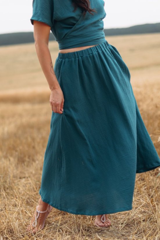 Mušelínový set Elia Wrap short - rôzne farby a vzory