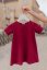 Šaty "Luna" Basic - MAMA a DCÉRA – Bordové