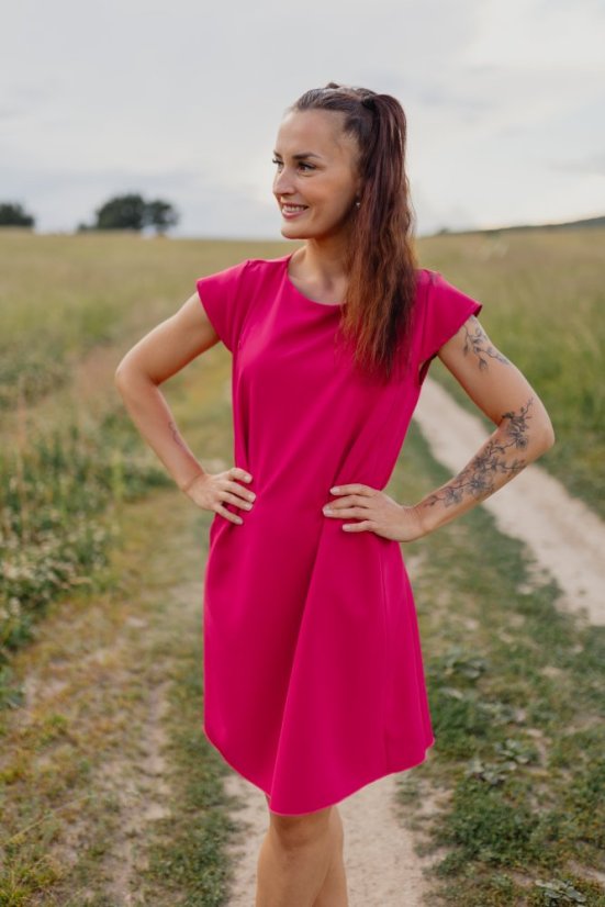 Spoločenské šaty "Elysia" – malinová