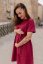Šaty "Luna" Basic - MAMA a DCÉRA – Bordové