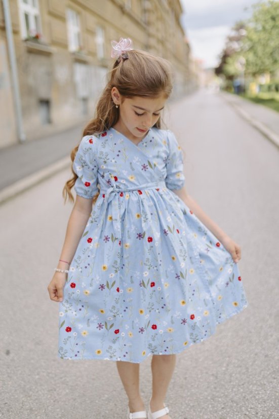 Detské zavinovacie šaty - rôzne farby a vzory