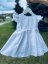 Dievčenské ľanové šaty - botanica - Veľkosť detské oblečenie: 80-86
