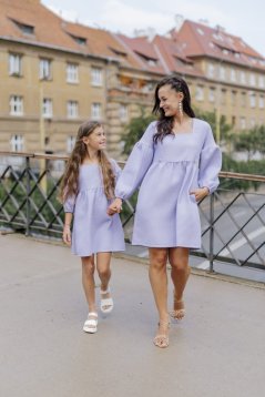 Šaty "Maison Waffle" - MAMA A DCÉRA – LILA