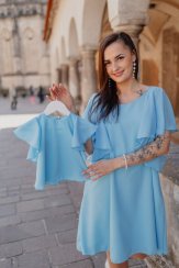 Spoločenské šaty – MAMA A DCÉRA –modré