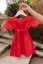 Šaty "Luna" Basic - MAMA a DCÉRA – Červené