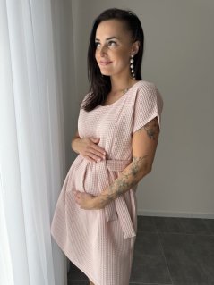 Bavlnené šaty "Waffle" - rôzne farby