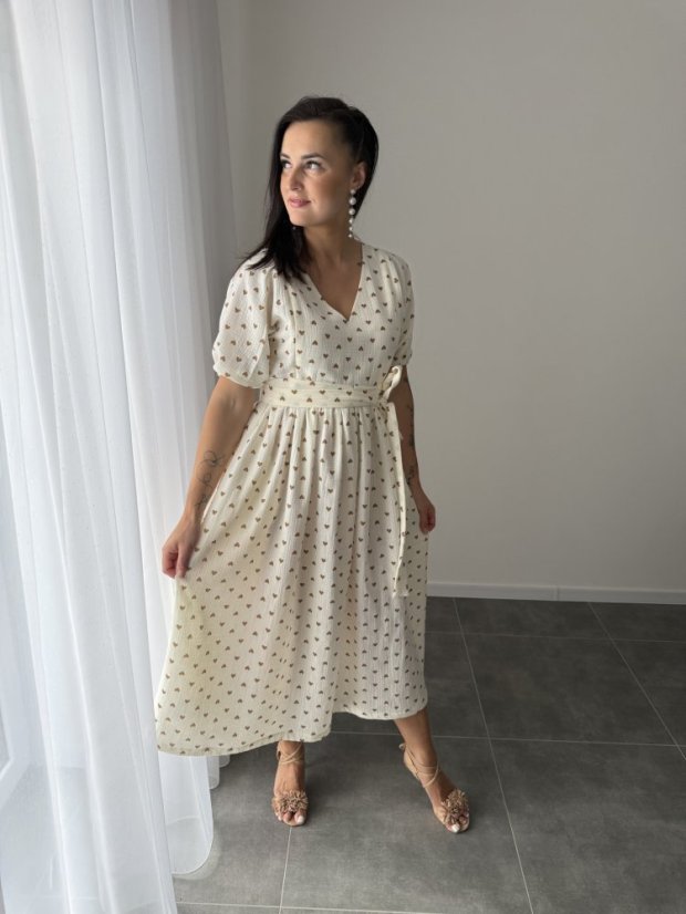 Šaty "Boho Breeze" MAMA A DCÉRA - srdiečka