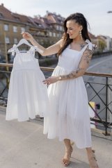 Šaty "Aurela romantika" MAMA A DCÉRA - rôzne farby a materiál