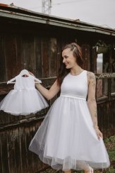 Spoločenské/svadobné šaty – MAMA A DCÉRA - tielkové